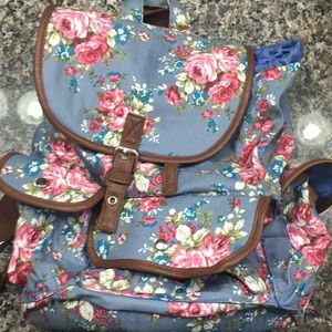 Floral backpack